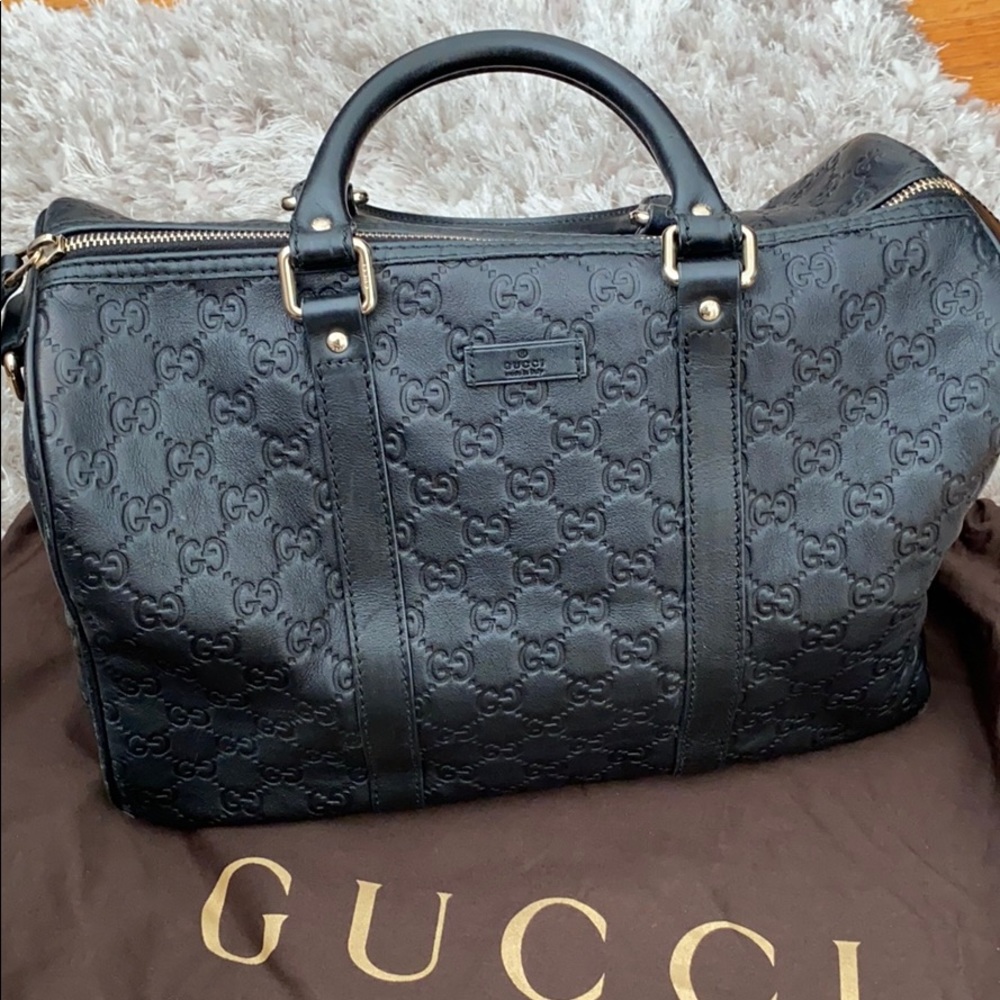 Speedy 30 gucci logo bag